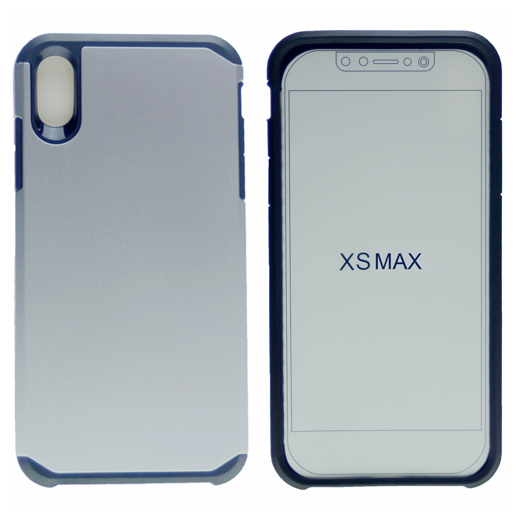 Matte Polish Hard PC Back + Full Cover Premium TPU Heavy Duty Rugged Shockproof Armor Case For iPhone XS Max 6.5"