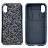 Shinny Bling Bling Dual Layer PC+TPU Protective Hybrid Case For iPhone XS Max 6.5"