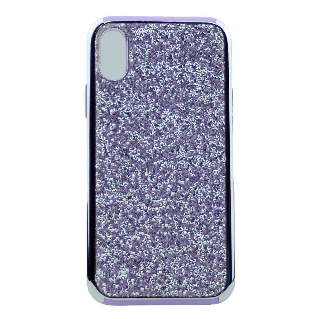Shinny Bling Bling Dual Layer PC+TPU Protective Hybrid Case For iPhone XS Max 6.5"