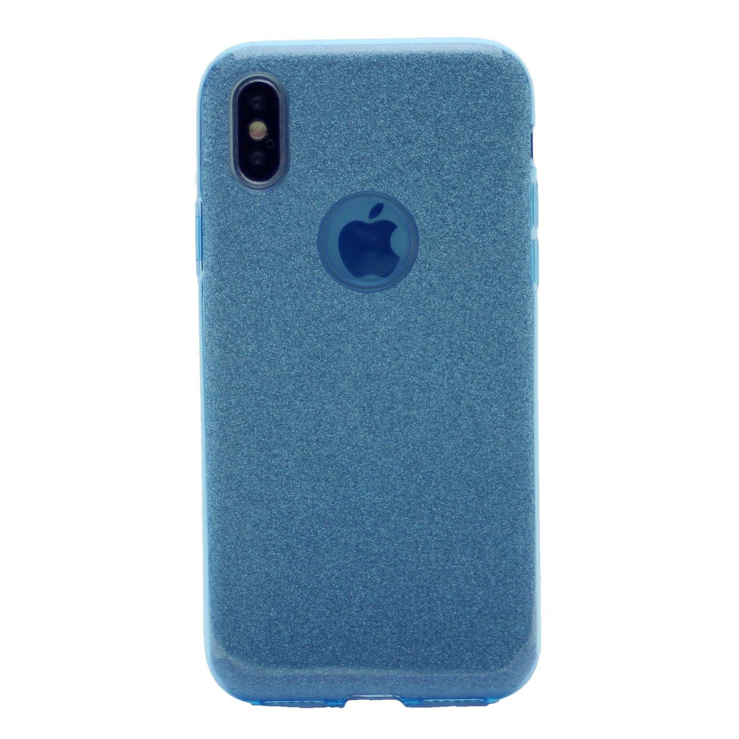 Clear Glitter Case, Protection Case Hard Plastic & Soft TPU Sturdy High Impact Resistant Cover for iPhone XS Max 6.5"
