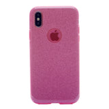 Clear Glitter Case, Protection Case Hard Plastic & Soft TPU Sturdy High Impact Resistant Cover for iPhone XS Max 6.5"