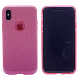 Clear Glitter Case, Protection Case Hard Plastic & Soft TPU Sturdy High Impact Resistant Cover for iPhone XS Max 6.5"