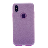 Clear Glitter Case, Protection Case Hard Plastic & Soft TPU Sturdy High Impact Resistant Cover for iPhone XS Max 6.5"