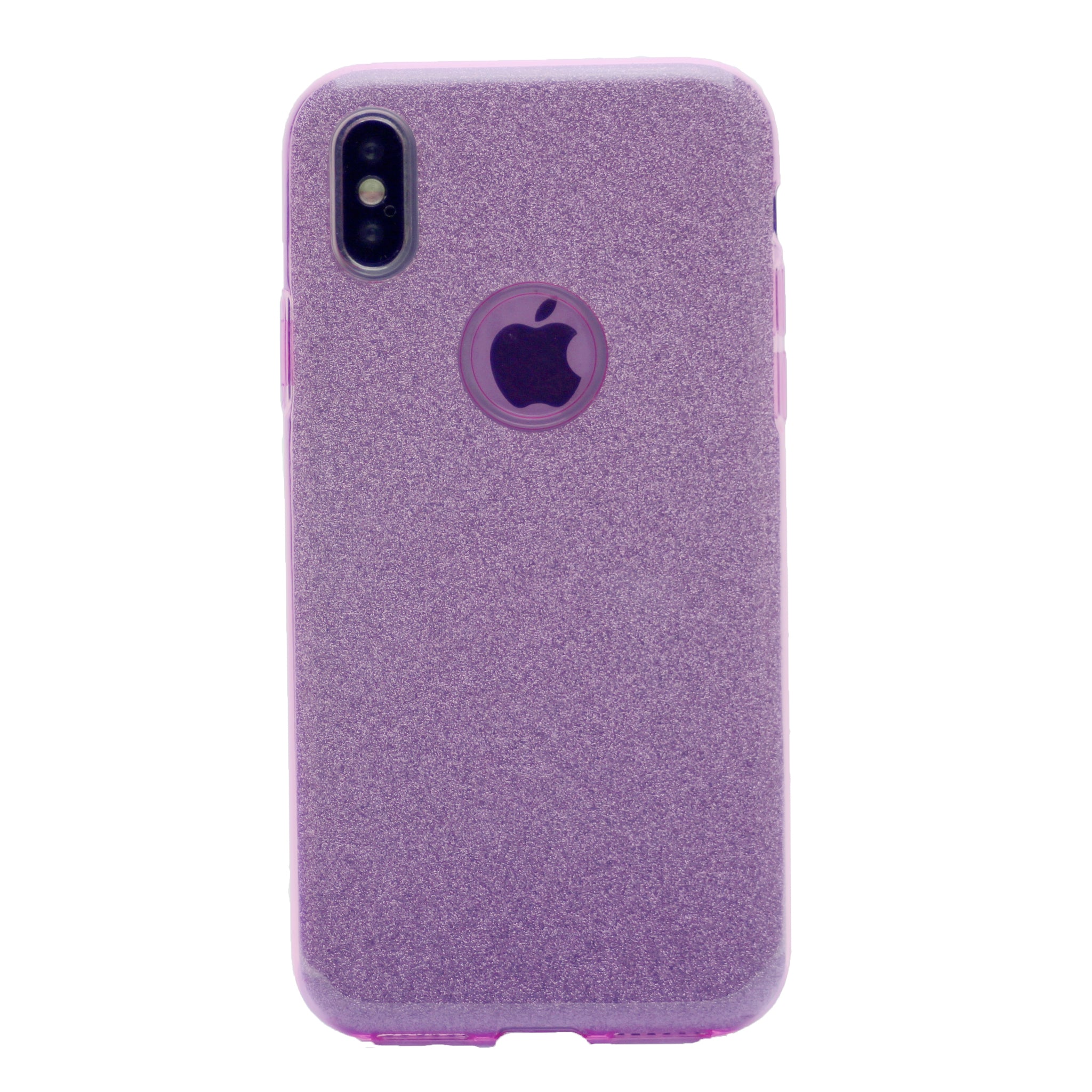 Clear Glitter Case, Protection Case Hard Plastic & Soft TPU Sturdy High Impact Resistant Cover for iPhone XS Max 6.5"