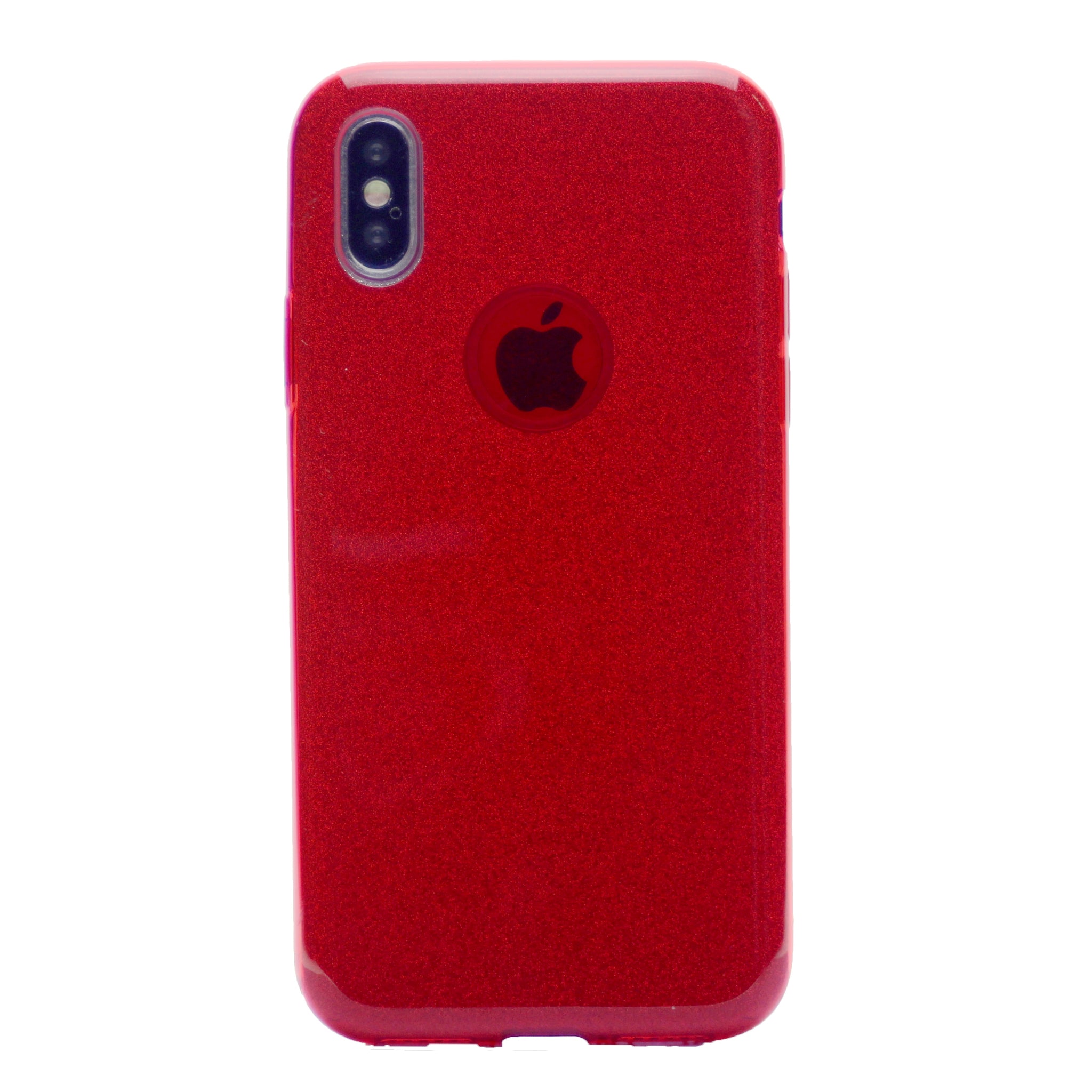 Clear Glitter Case, Protection Case Hard Plastic & Soft TPU Sturdy High Impact Resistant Cover for iPhone XS Max 6.5"