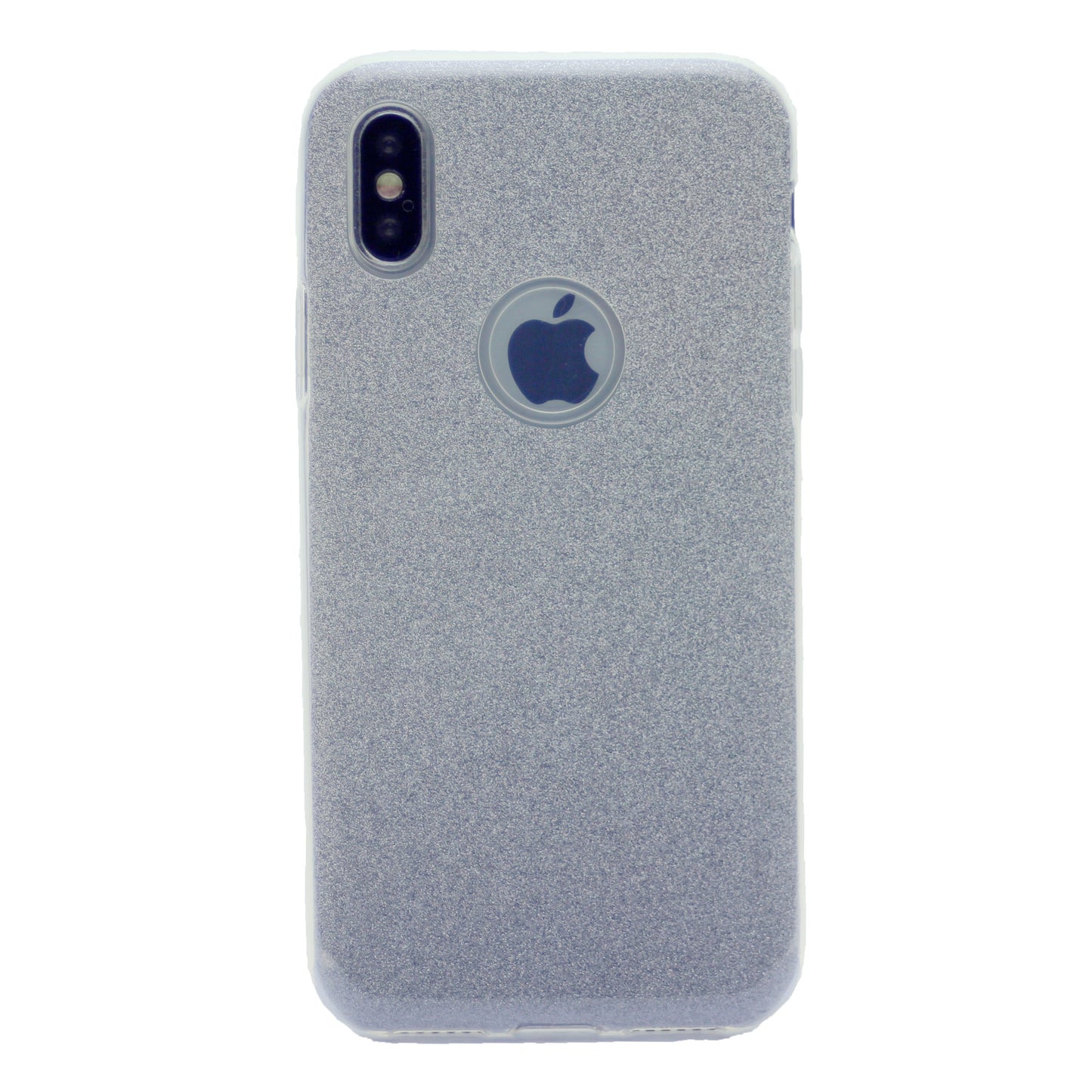 Clear Glitter Case, Protection Case Hard Plastic & Soft TPU Sturdy High Impact Resistant Cover for iPhone XS Max 6.5"