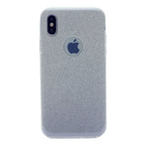 Clear Glitter Case, Protection Case Hard Plastic & Soft TPU Sturdy High Impact Resistant Cover for iPhone XS Max 6.5"