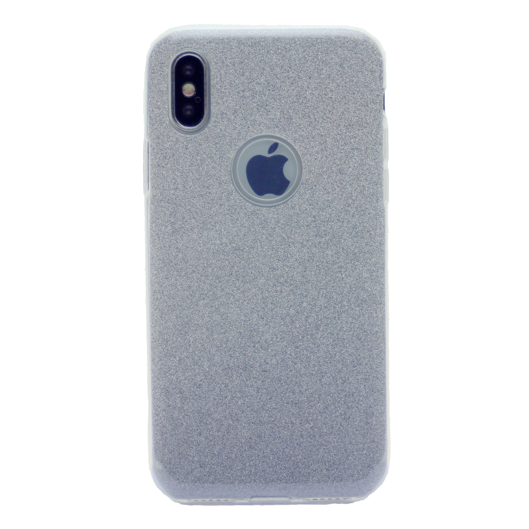 Clear Glitter Case, Protection Case Hard Plastic & Soft TPU Sturdy High Impact Resistant Cover for iPhone XS Max 6.5"
