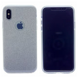 Clear Glitter Case, Protection Case Hard Plastic & Soft TPU Sturdy High Impact Resistant Cover for iPhone XS Max 6.5"