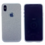 Clear Glitter Case, Protection Case Hard Plastic & Soft TPU Sturdy High Impact Resistant Cover for iPhone X(10), iPhone XS 5.8"