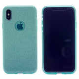 Clear Glitter Case, Protection Case Hard Plastic & Soft TPU Sturdy High Impact Resistant Cover for iPhone XS Max 6.5"