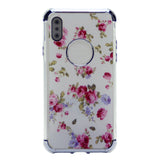 Flower Pattern Design Soft & Flexible TPU Thin Shockproof Case Cover For iPhone XS Max 6.5"