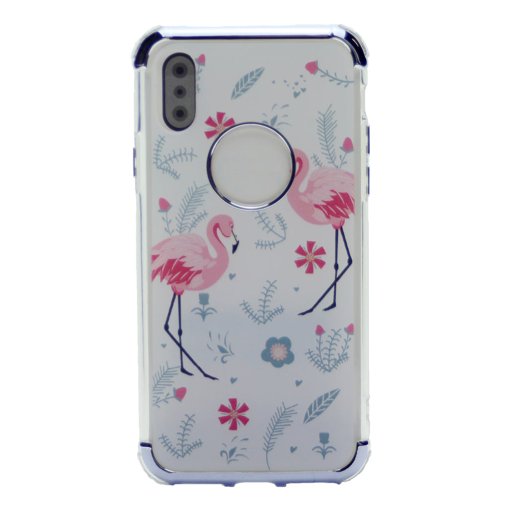 Flower Pattern Design Soft & Flexible TPU Thin Shockproof Case Cover For iPhone XS Max 6.5"