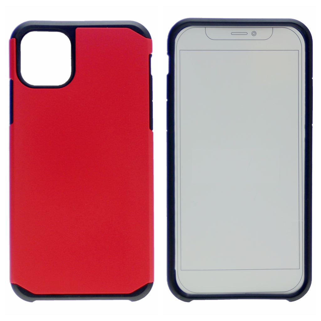 Matte Polish Hard PC Back + Full Cover Premium TPU Heavy Duty Rugged Shockproof Armor Case For iPhone 11 Pro 5.8"