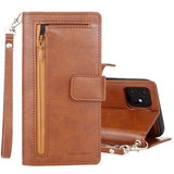 GOOSPERY Detachable Diary Horizontal Flip Leather Case with Holder & Card Slots & Zipper & Wallet For iPhone 11 Pro Max 6.5"