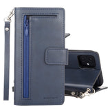 GOOSPERY Detachable Diary Horizontal Flip Leather Case with Holder & Card Slots & Zipper & Wallet For iPhone 11 Pro Max 6.5"
