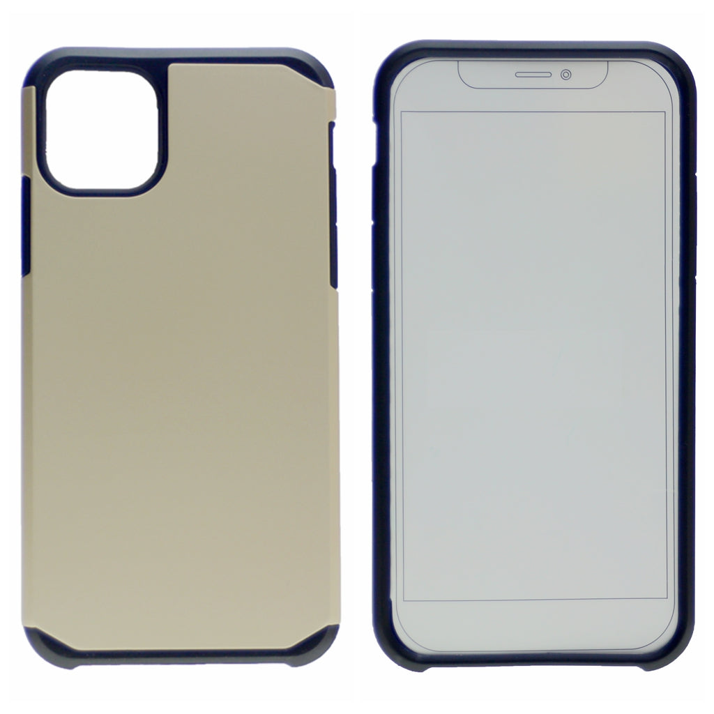 Matte Polish Hard PC Back + Full Cover Premium TPU Heavy Duty Rugged Shockproof Armor Case For iPhone 11 Pro Max 6.5"