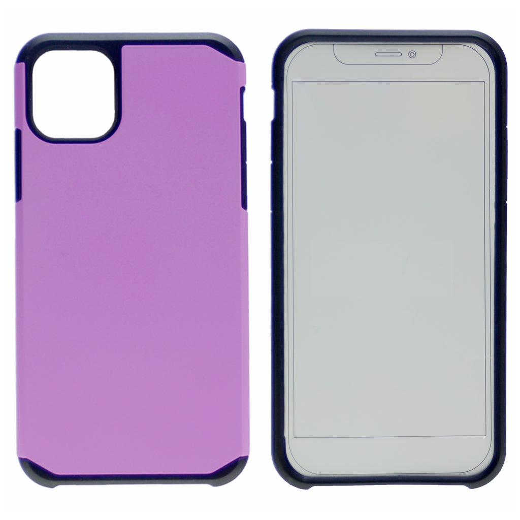 Matte Polish Hard PC Back + Full Cover Premium TPU Heavy Duty Rugged Shockproof Armor Case For iPhone 11 Pro 5.8"