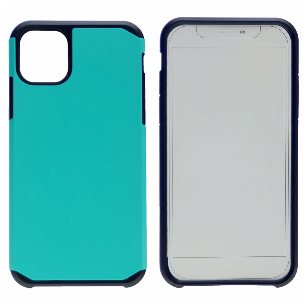 Matte Polish Hard PC Back + Full Cover Premium TPU Heavy Duty Rugged Shockproof Armor Case For iPhone 11 Pro Max 6.5"