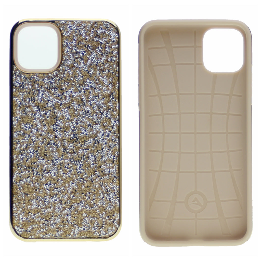 Glitter Bling Case, Diamond Shiny Sequin Rubber Hard Shell TPU Heavy Duty Protective Cover For iPhone 11 Pro 5.8"