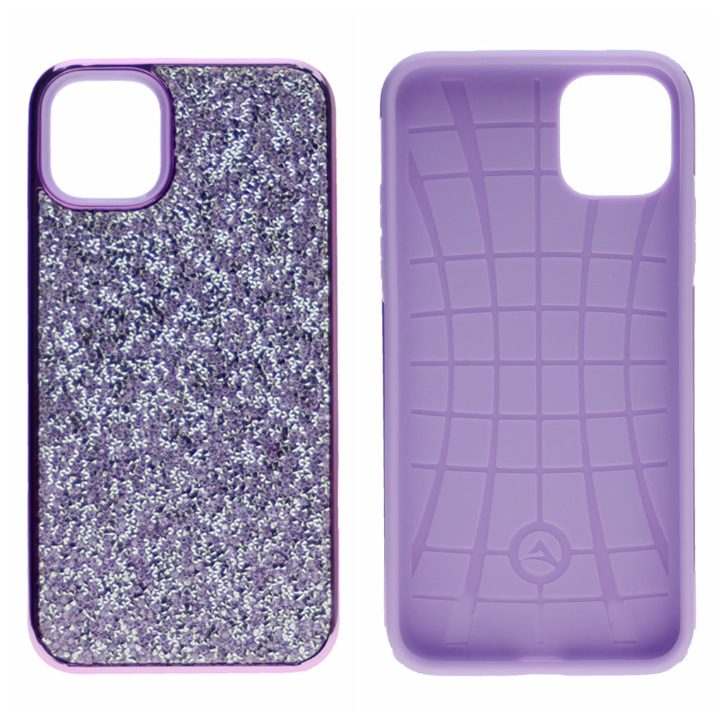 Glitter Bling Case, Diamond Shiny Sequin Rubber Hard Shell TPU Heavy Duty Protective Cover For iPhone 11 Pro 5.8"