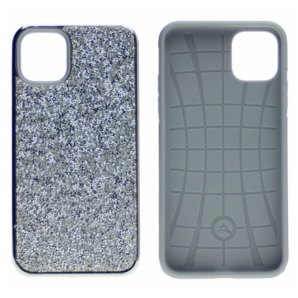 Glitter Bling Case, Diamond Shiny Sequin Rubber Hard Shell TPU Heavy Duty Protective Cover For iPhone 11 Pro 5.8"