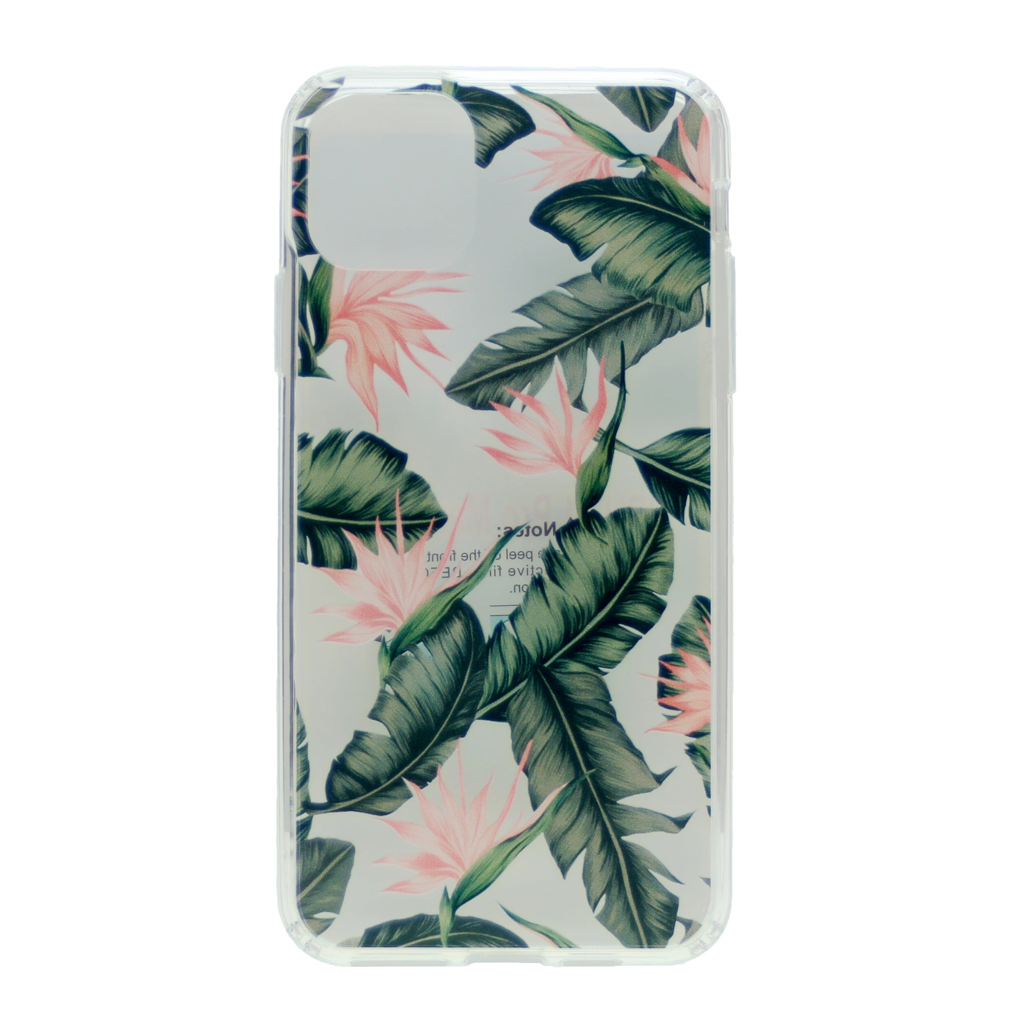 Hard PC Back w/ TPU Bumper+Flower Design Cover Phone Case for iPhone 11 Pro 5.8"