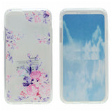 Hard PC Back w/ TPU Bumper+Flower Design Cover Phone Case for iPhone 11 Pro 5.8"