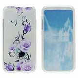 Hard PC Back w/ TPU Bumper+Flower Design Cover Phone Case for iPhone 11 Pro 5.8"