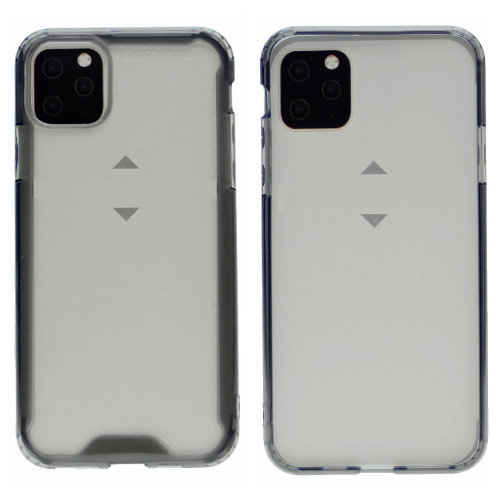 Soft Color Bumper TPU Combine w/Transparent PC Back Cover Case For iPhone 11 Pro 5.8"