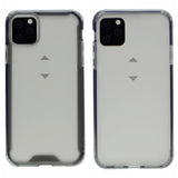 Soft Color Bumper TPU Combine w/Transparent PC Back Cover Case For iPhone 11 Pro 5.8"