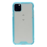 Soft Color Bumper TPU Combine w/Transparent PC Back Cover Case For iPhone 11 Pro 5.8"