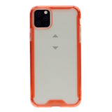 Soft Color Bumper TPU Combine w/Transparent PC Back Cover Case For iPhone 11 Pro 5.8"