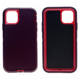 Shockproof Heavy Duty High Impact Resistant Rugged Hybrid Three Layer Armor Full Body Protection Case for iPhone 11 Pro 5.8"