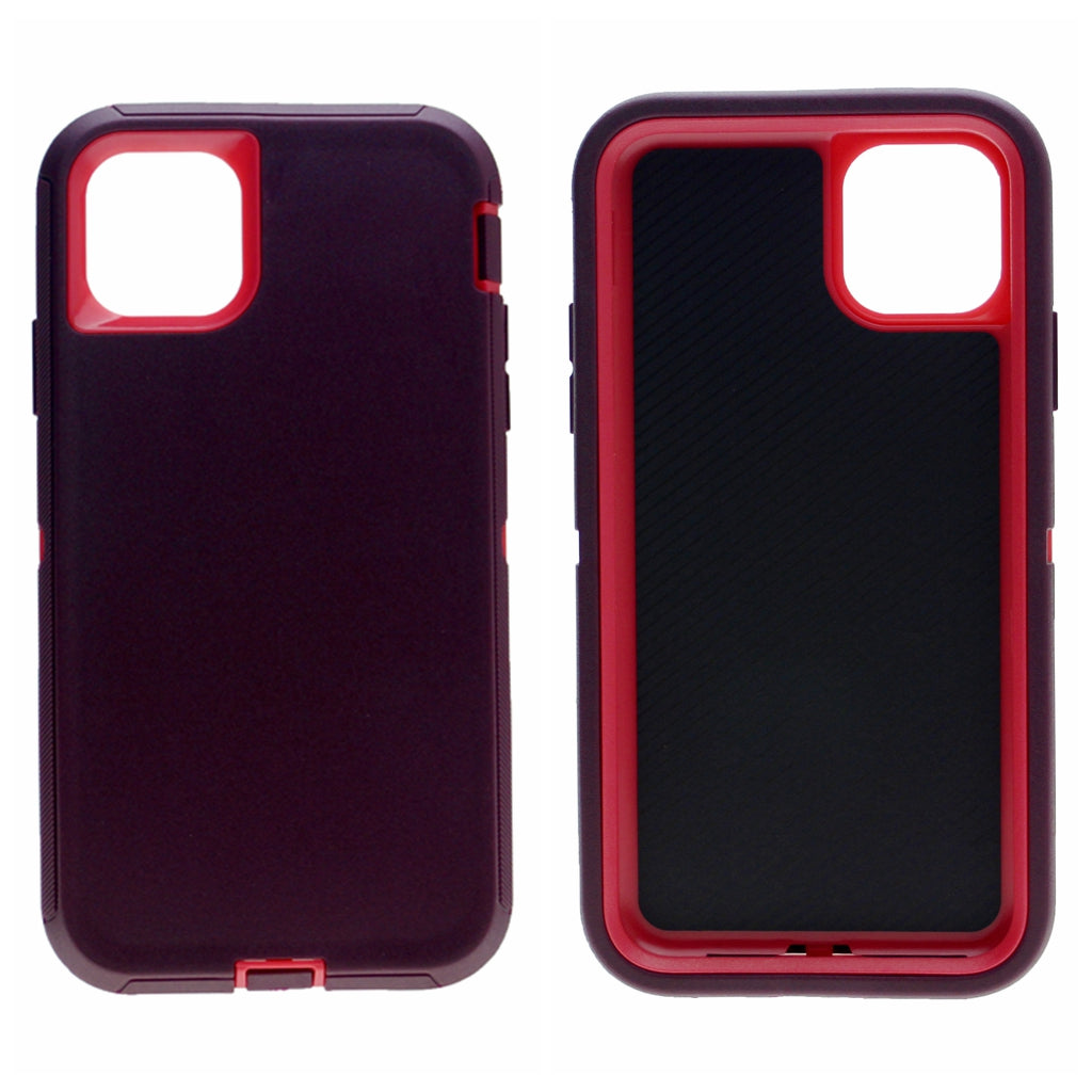 Shockproof Heavy Duty High Impact Resistant Rugged Hybrid Three Layer Armor Full Body Protection Case for iPhone 11 Pro 5.8"