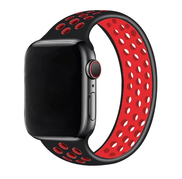 Sports Silicone Band Replacement Band Strap for Apple Watch iWatch Series 1 2 3 4 5, 38mm/40mm