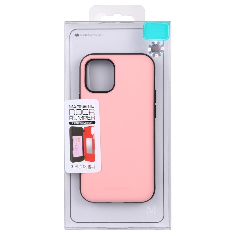 Goospery Magnetic Door Bumper Protective Dual Layer Wallet with Card Holder Case For iPhone 11 (6.1")