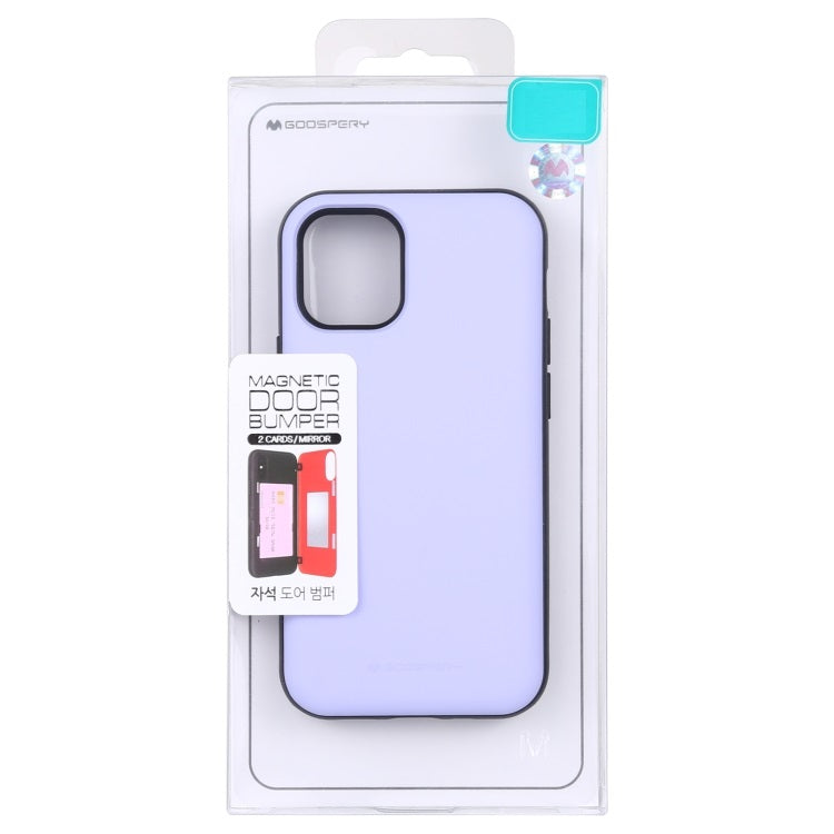 Goospery Magnetic Door Bumper Protective Dual Layer Wallet with Card Holder Case For iPhone 11 (6.1")