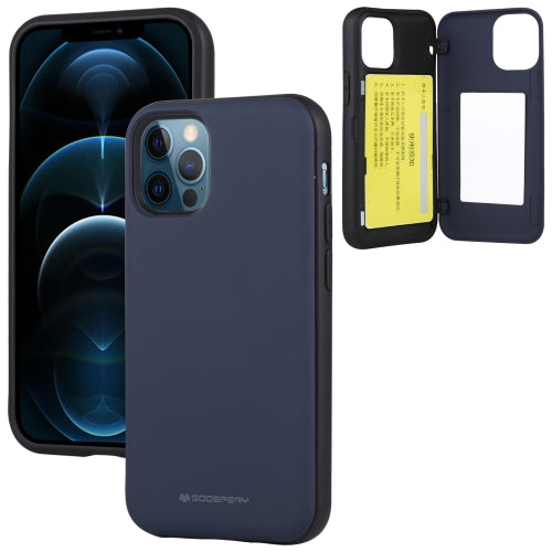 Goospery Magnetic Door Bumper Protective Dual Layer Wallet with Card Holder Case For iPhone 11 (6.1")