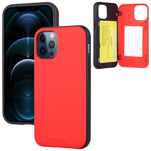 Goospery Magnetic Door Bumper Protective Dual Layer Wallet with Card Holder Case For iPhone 11 (6.1")