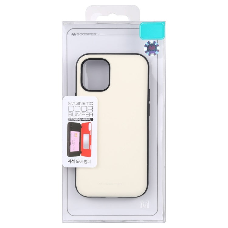 Goospery Magnetic Door Bumper Protective Dual Layer Wallet with Card Holder Case For iPhone 11 (6.1")