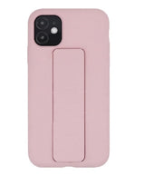 Silicone Case with Vertical & Horizontal Magnetic Stand Hand Strap Case For Iphone 12 Pro Max (6.7")