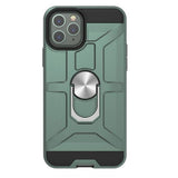 Anti-Drop Hybrid Magnetic Hard Armor Case with Ring Holder for iPhone 12, 12 Pro 6.1"