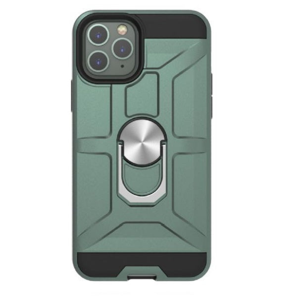 Anti-Drop Hybrid Magnetic Hard Armor Case with Ring Holder for iPhone 12, 12 Pro 6.1"