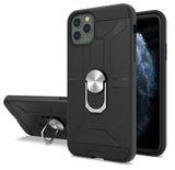 Anti-Drop Hybrid Magnetic Hard Armor Case with Ring Holder for iPhone 12 Mini 5.4"