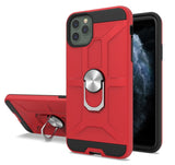 Anti-Drop Hybrid Magnetic Hard Armor Case with Ring Holder for iPhone 12 Pro Max 6.5"