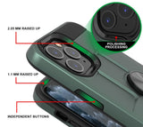 Anti-Drop Hybrid Magnetic Hard Armor Case with Ring Holder for iPhone 12 Pro Max 6.5"