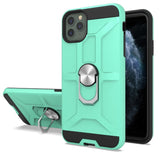 Anti-Drop Hybrid Magnetic Hard Armor Case with Ring Holder for iPhone 12 Mini 5.4"