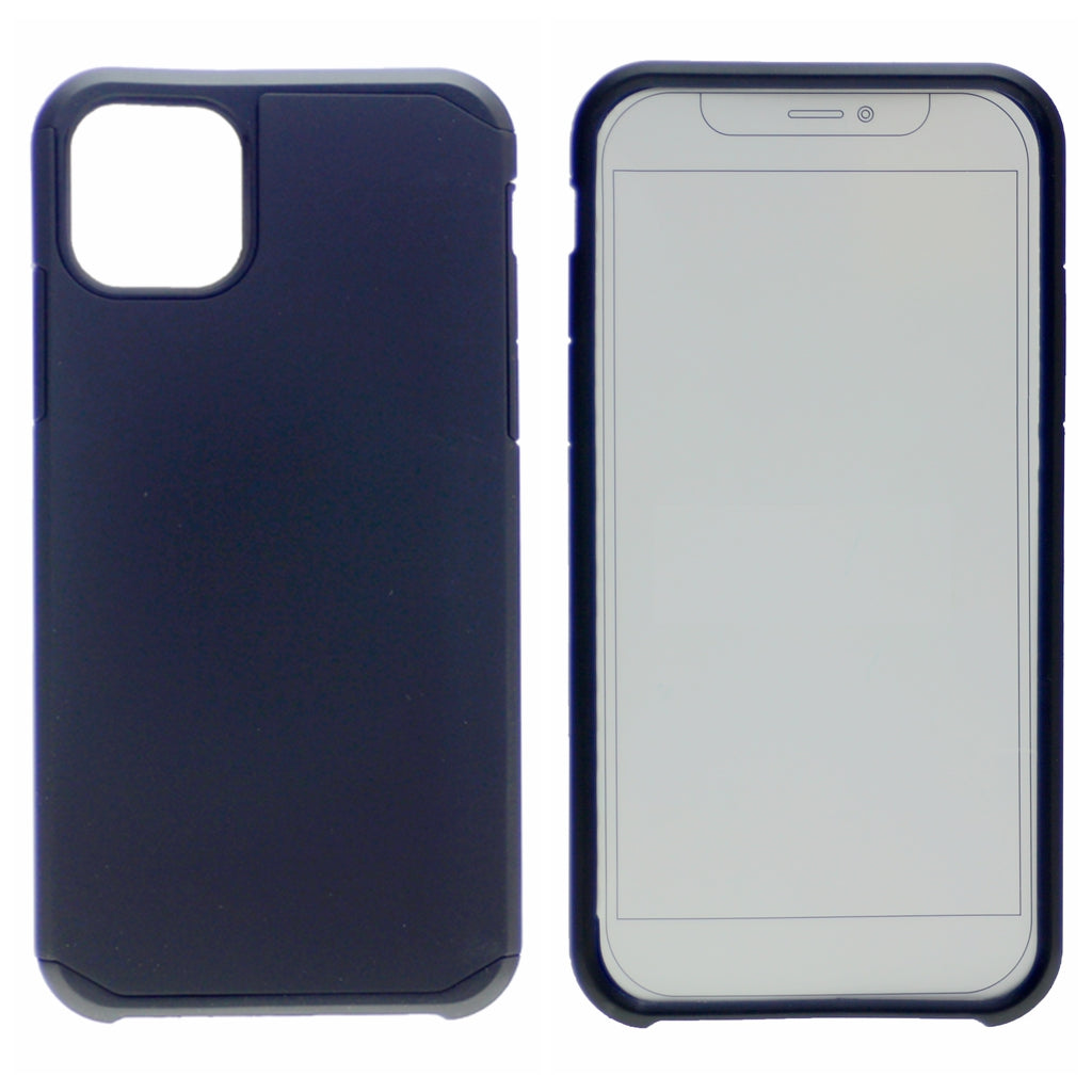 Matte Polish Hard PC Back + Full Cover Premium TPU Heavy Duty Rugged Shockproof Armor Case For iPhone 11 Pro 5.8"