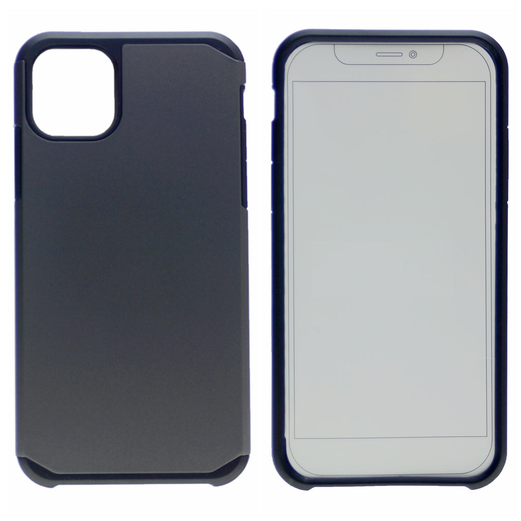 Matte Polish Hard PC Back + Full Cover Premium TPU Heavy Duty Rugged Shockproof Armor Case For iPhone 11 Pro Max 6.5"